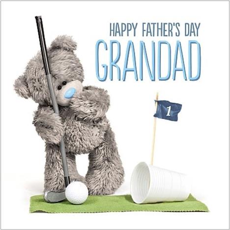 Bear Playing Golf Grandad Me to You Bear Fathers Day Card £1.89